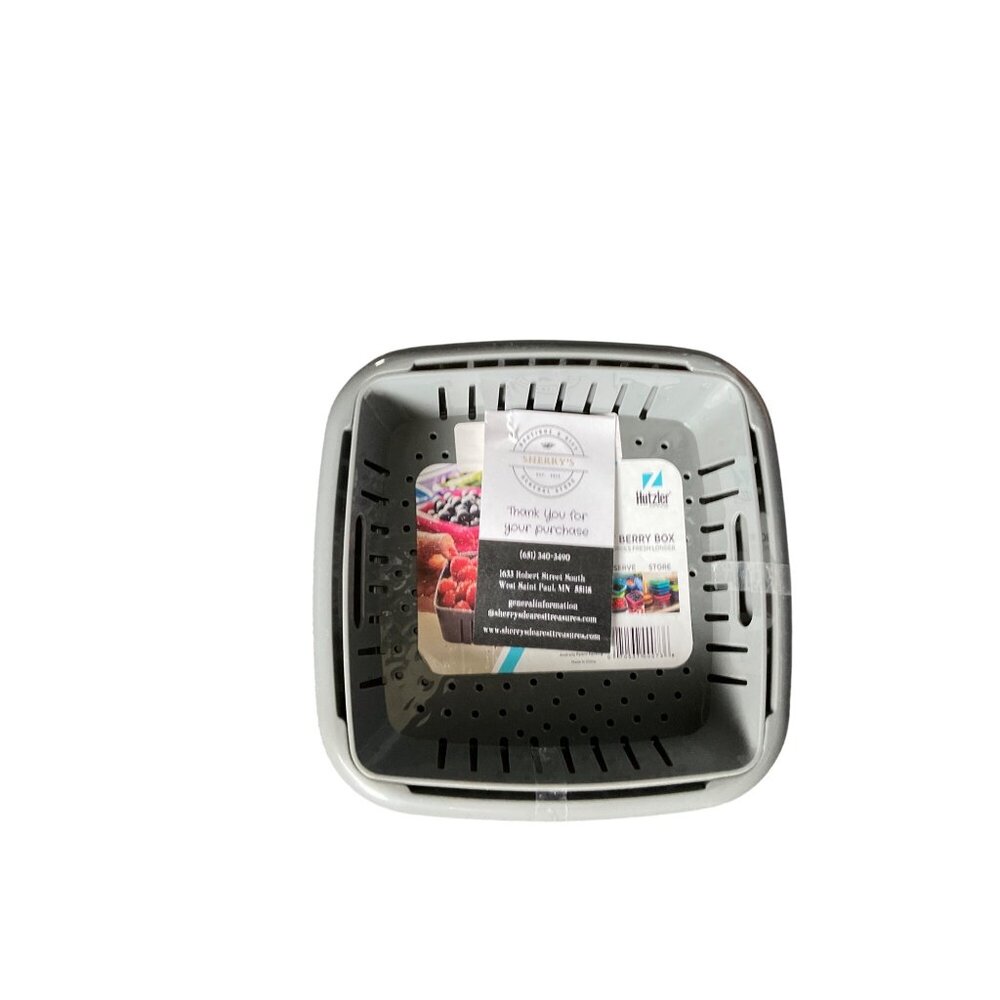 Berry Dock Stackable Produce Storage & Rinse Containers Multicolor BPA-Free Wit - Picture 1 of 4